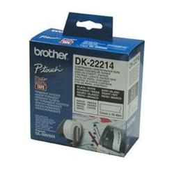 Brother DK Labels DK-22214 12mm x 30.48m Continuous Paper Tape DK22214 on Productcaster.