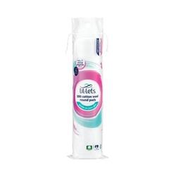 Lil-Lets Cotton Wool Round Pads x100/pack (Pack of 12) 99CRD100CO on Productcaster.