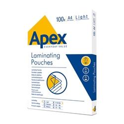 A4 Fellowes Apex Light Duty Laminating Pouches 150 Micron on Productcaster.