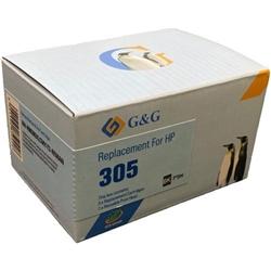 Alpa-Cartridge Remanufactured G+G Hi Capacity Black Ink Ctg HP 305XL | Yields 720 Pages on Productcaster.