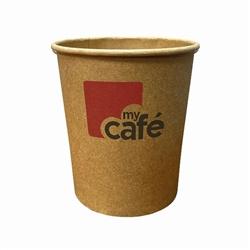 Mycafe Kraft 12oz Single Wall Hot Cups (Pack of 50) MYC12082 on Productcaster.