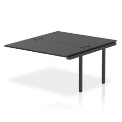 Impulse Bench B2B Ext Kit 1400 Black Frame Office Bench Desk Black on Productcaster.