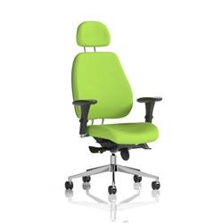 Chiro Plus Bespoke Colour Myrrh Green With Headrest on Productcaster.