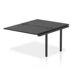 Impulse Bench B2B Ext Kit 1200 Black Frame Office Bench Desk Black on Productcaster.