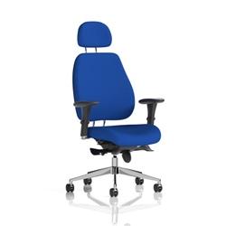 Chiro Plus Bespoke Colour Stevia Blue With Headrest on Productcaster.
