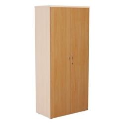 Wooden Storage Cupboard Doors : 2000mm : Beech on Productcaster.