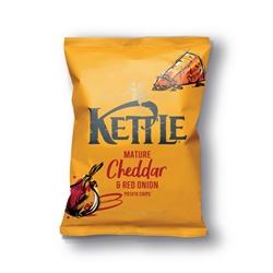 Kettle Mature Cheddar Red Onion Crisps 40g (Pack of 54) FG001862 on Productcaster.