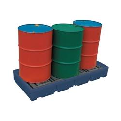 Pallet Sump Poly 4 Drum Capacity Blue on Productcaster.