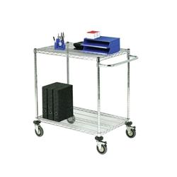 Mobile Trolley 2-Tier Chrome on Productcaster.