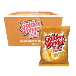 Golden Wonder Crisps Roast Chicken Pack 32's on Productcaster.