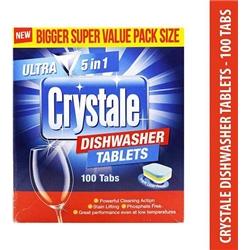 Crystale Ultra 5in1 Dishwasher Tablets 100's on Productcaster.