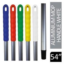 Janit-X Aluminium Socket Mop Handle White - PACK 10 on Productcaster.