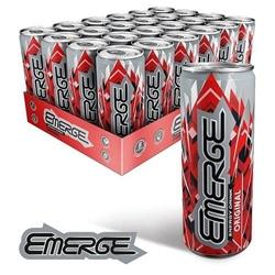 Emerge Regular Energy Cans 24x250ml on Productcaster.