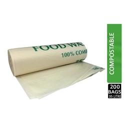 Compostable Biodegradable Bin Liner 35 Litre Pack 10's - PACK (30) on Productcaster.