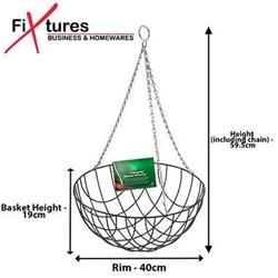 Fixtures 16鈥 Hanging Basket & Chain on Productcaster.