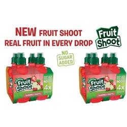 Fruit Shoot Summer Fruits 4x200ml - PACK (6) on Productcaster.