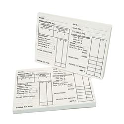 Exacompta Guildhall Pay Slip Pad 100 Leaves | 5 Pack | 89x127mm on Productcaster.