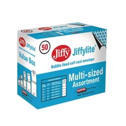 Jiffy Padded Bag Assorted Sizes Gold 50 Pack JPB-SEL on Productcaster.