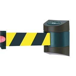 VFM Black/Yellow Fully Retractable Barrier Wall Unit 4.6m in Yellow/Black on Productcaster.