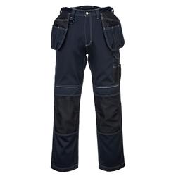 Mens PW3 Holster Work Trousers Navy Blue & Bl | Navy & Black | UK36 | UK36 on Productcaster.