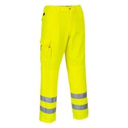 Mens Hi-Vis Combat Trousers Yellow Larg Size large | Cotton on Productcaster.