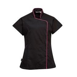 Ladies Wrap Tunic Black Medium on Productcaster.