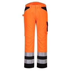 PW2 Hi-Vis Work Trousers Orange & Black UK28 Regular on Productcaster.