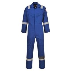 Flame Resistant Anti-Static Coverall 350g (Royal) in Blue Size large on Productcaster.