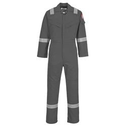 Flame Resistant Anti-Static Coverall 350g Grey 5 | 5XL | 5XL on Productcaster.