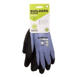 Beeswift B-Safe Builders Latex Glove Black L (Pair) | large on Productcaster.