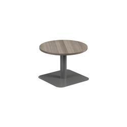 Vivace 600mm Low Table - Grey Oak Top & Silver Legs Ref CH2683SVGO on Productcaster.