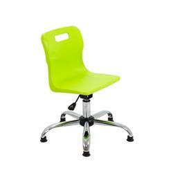 Titan Swivel Junior Chair in Green on Productcaster.