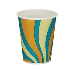 Single Wall Cold Paper Cup PE Lined 9oz Assorted Pack of 1000 D01102 on Productcaster.