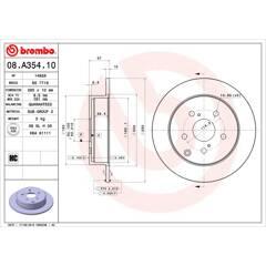 BREMBO Bremssatz (2 Bremsscheiben) 8020584016459 on Productcaster.