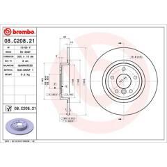 BREMBO Bremssatz (2 Bremsscheiben) 8020584222584 on Productcaster.