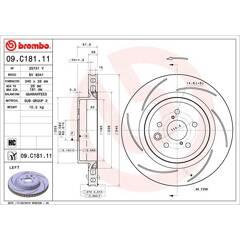 BREMBO Bremsscheibe (pro Einheit) 8020584232446 on Productcaster.