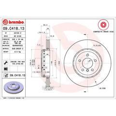 BREMBO Bremsscheibe (pro Einheit) 8020584239346 on Productcaster.