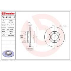 BREMBO Bremssatz (2 Bremsscheiben) 8020584016992 on Productcaster.