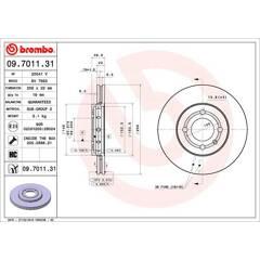 BREMBO Bremssatz (2 Bremsscheiben) 8020584310373 on Productcaster.