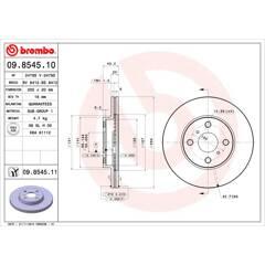 BREMBO Bremssatz (2 Bremsscheiben) 8020584210543 on Productcaster.