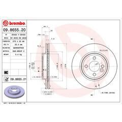 BREMBO Bremssatz (2 Bremsscheiben) 8020584039816 on Productcaster.