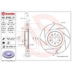 BREMBO Bremsscheibe (pro Einheit) 8020584878026 on Productcaster.