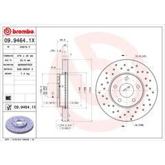 BREMBO Bremssatz (2 Bremsscheiben) 8020584212646 on Productcaster.