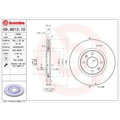 BREMBO Bremssatz (2 Bremsscheiben) 8020584961315 on Productcaster.