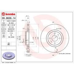 BREMBO Bremssatz (2 Bremsscheiben) 8020584962619 on Productcaster.