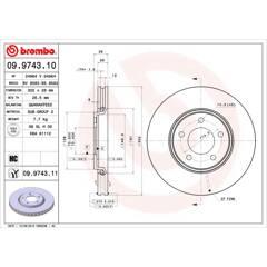 BREMBO Bremssatz (2 Bremsscheiben) 8020584034170 on Productcaster.