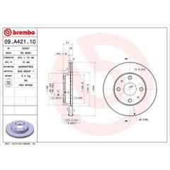 BREMBO Bremssatz (2 Bremsscheiben) 8020584016275 on Productcaster.