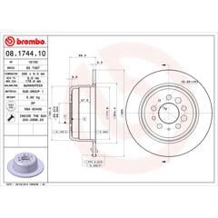 BREMBO Set van 2 remschijven 8020584174418 on Productcaster.