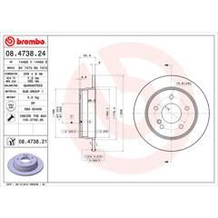 BREMBO Set van 2 remschijven 8020584030882 on Productcaster.