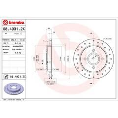 BREMBO Set van 2 remschijven 8020584215227 on Productcaster.